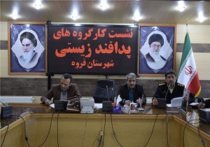 نشست قرارگاه پدافند زیستی شهرستان قروه برگزار شد