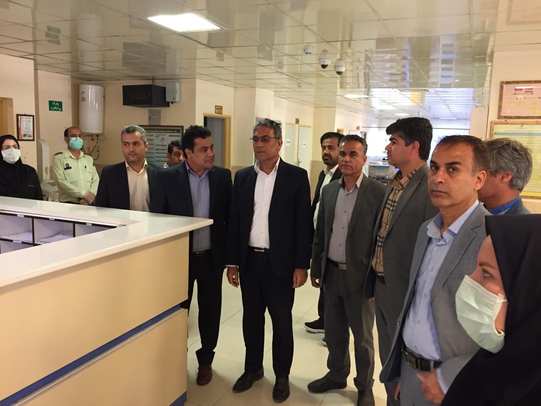بخش بستری کرونا در بیمارستان کنگان راه اندازی شد