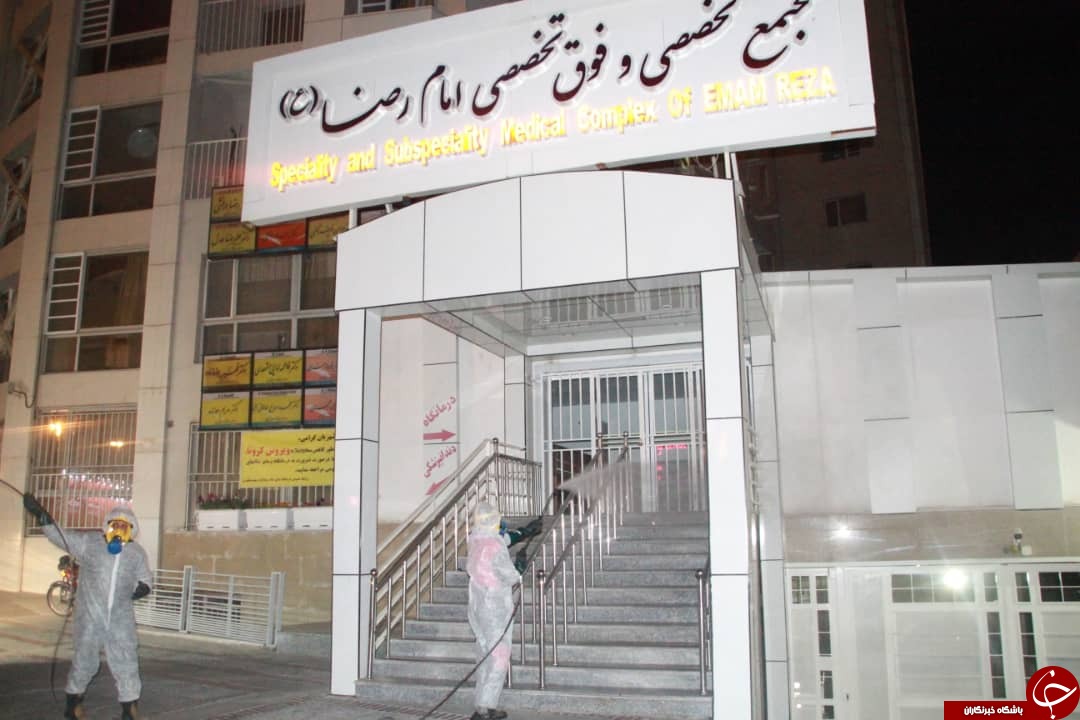ضدعفونی و گندزدایی شهر شیراز به همت آتش نشانان شیراز
