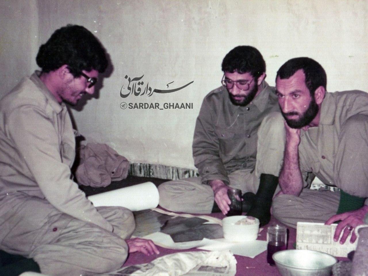 تصویر کمتردیده شده از سردار قاآنی در دوران دفاع مقدس