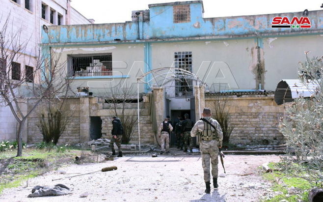 کارگاه تولید خمپاره و مهمات تروریست ها در حلب سوریه 07