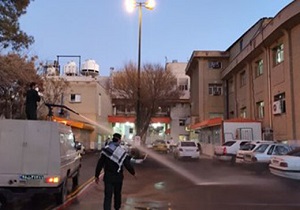 انجام تمهیدات لازم به منظور ضدعفونی و گندزدایی سطح شهر
