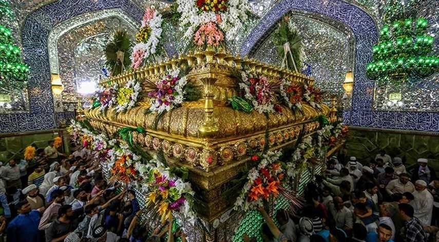 تصاویر دیدنی از نجف اشرف در شب میلاد حضرت علی (ع)