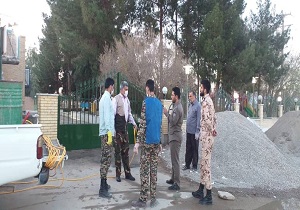 معابر و اماکن عمومی بخش مرکزی یزد ضدعفونی شد
