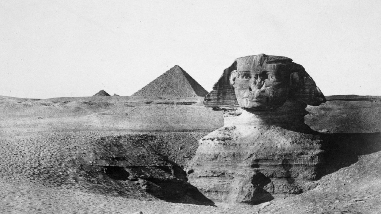 تصاویری زیبا و منحصربه فرد از مجسمه باستانی ابوالهول مصری درطول قرن ها