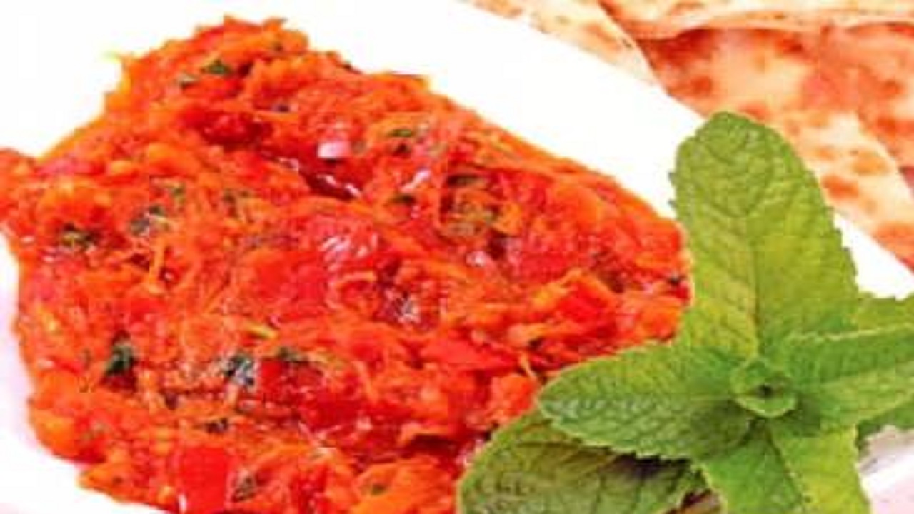طرز تهیه گوجه پونه یک غذای ساده و خوشمزه مخصوص ایلام