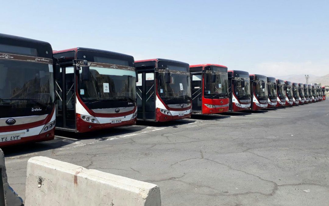 نصب ۱۸۵۰۰ پوستر آموزشی پیشگیری از کرونا در ۵ هزار اتوبوس پایتخت