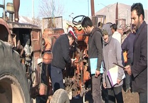 پلاک گذاری ۵۵ درصد ادوات کشاورزی کردستان