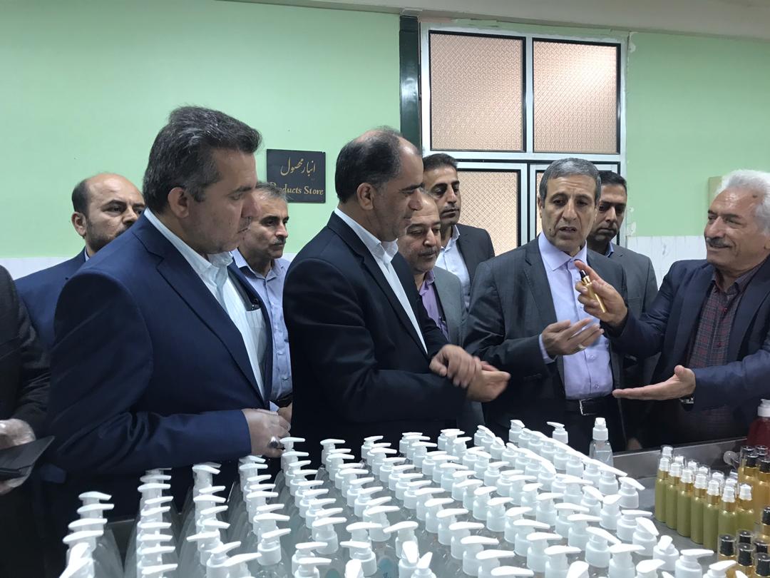 تولید ژل و محلول ضدعفونی کننده در دشتستان