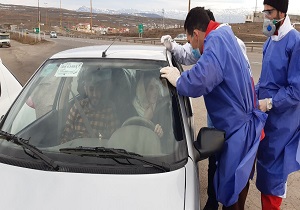 استقرار تیم&zwnj;های غربالگری در مبادی ورودی استان یزد