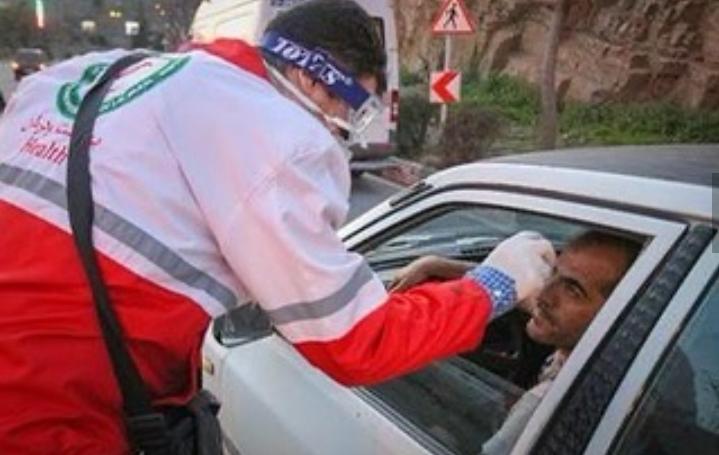 کنترل ورودی های شهر کرج با استقرار تیم های غربالگری هلال احمر