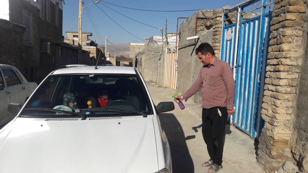 پاتک نهاوندی&zwnj;ها به کرونا ویروس در کوی و برزن