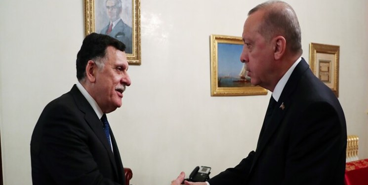 دیدار فائز السراج و اردوغان در استانبول