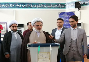 انتخابات مجلس؛نماینده ولی فقیه در هرمزگان رای خود را به صندوق انداخت