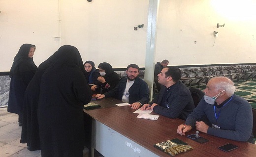 مردم انقلابی قزوین در پای صندوق&zwnj;های رای