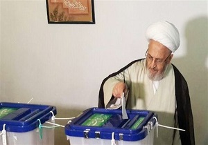 آیت‌الله سبحانی در انتخابات شرکت کرد‌
