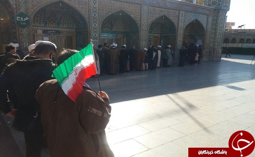 آغاز حضور پرصلابت مردم قم پای صندوق های رای+تصاویر