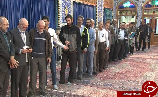حضور مردم دارالعباده یزد در پای صندوق&zwnj;های رأی به همراه تصاویر