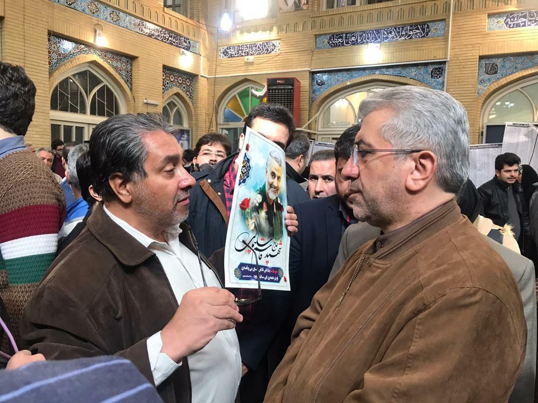حضور وزیر نیرو در پای صندوق رای