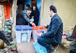 فرآیند پروازی رای گیری در مناطق صعب العبور ایذه درحال انجام است