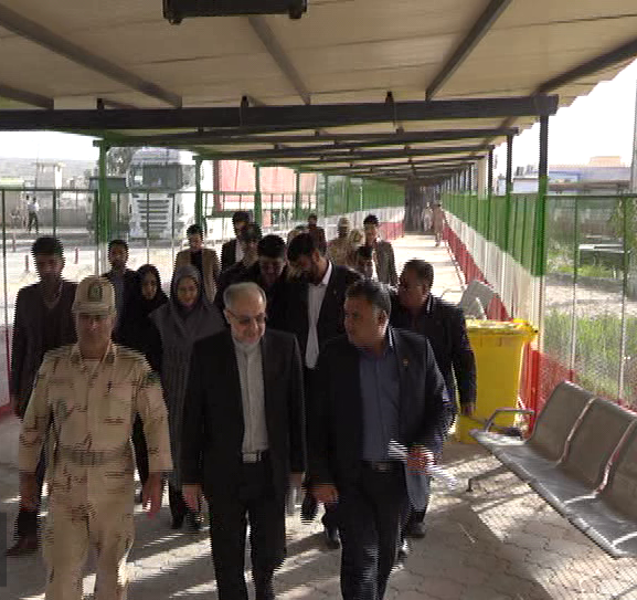 ‌بازدید مدیرکل آسیای غربی وزارت خارجه از مرز میرجاوه