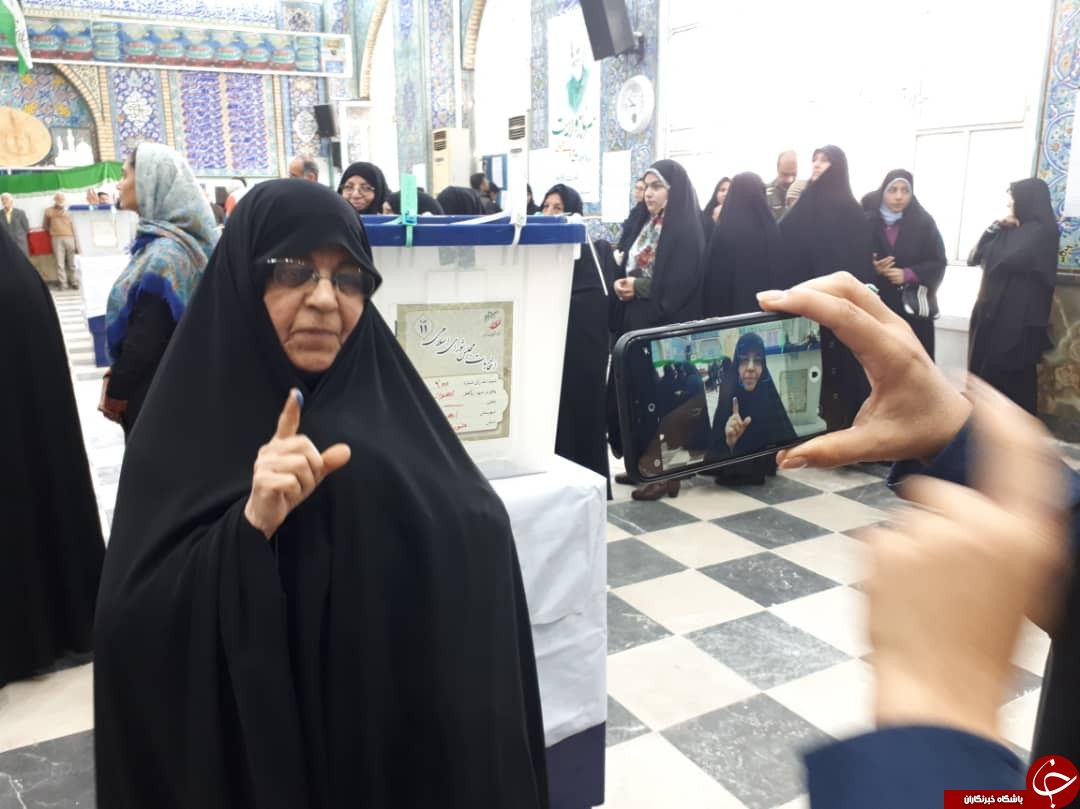 اهوازی ها، آفریننده نقاشی زیبای حضور در انتخابات ۹۸