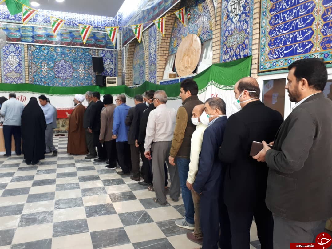 اهوازی ها، آفریننده نقاشی زیبای حضور در انتخابات ۹۸