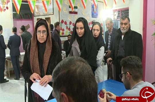 حضور پرشور مردم در لحظات پایانی رأی گیری+تصاویر