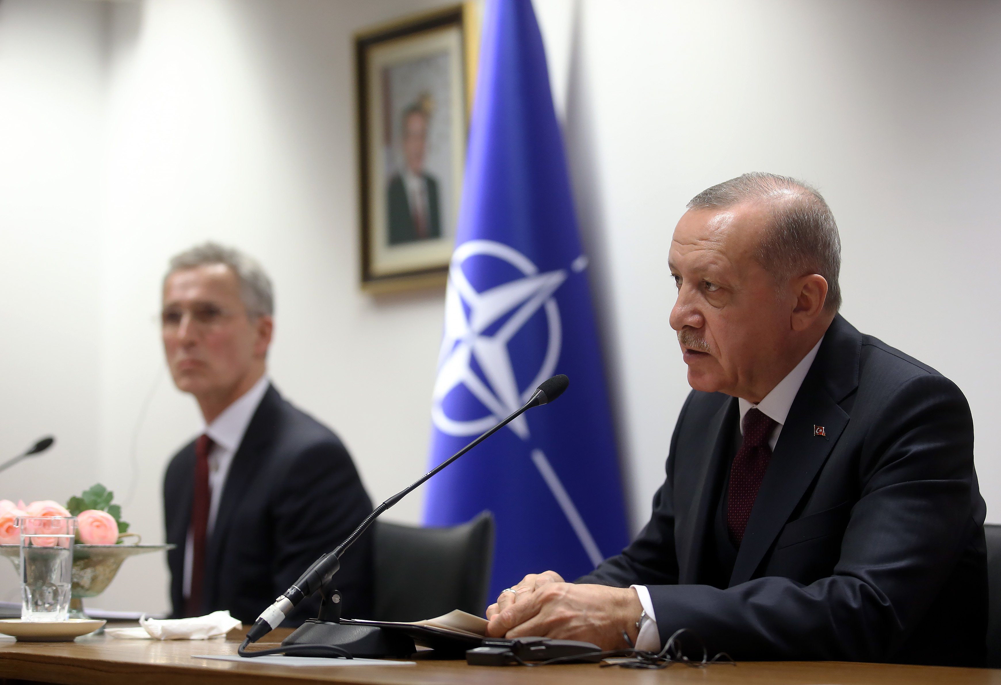 اردوغان: ناتو باید از اقدامات ترکیه در سوریه قاطعانه حمایت کند