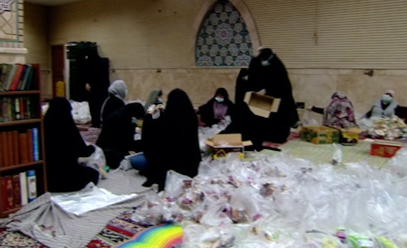 اقدام خیرخواهانه مادران در سنگر مقابله با کرونا + فیلم
