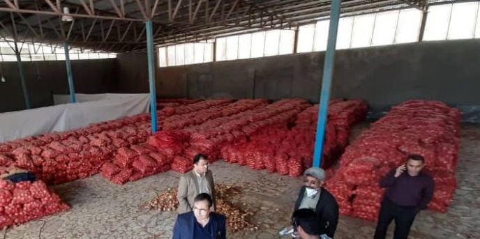 کشف محموله پیاز احتکار شده در سیرجان
