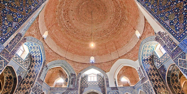 تداوم مرمت مسجد کبود با هدف احیای مجموعه مظفریه