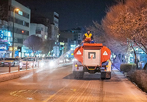 آغاز عملیات ضدعفونی کلانشهر تبریز در مقابل ویروس کرونا