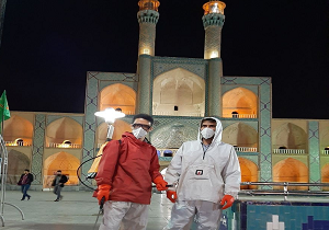 آموزش داوطلبان مبارزه ی شبانه با ویروس کویید ۱۹