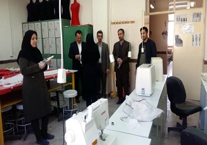 راه اندازی کارگاه تولید ماسک در بیجار