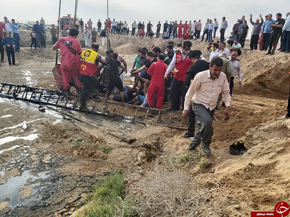 مرد اهوازی در حوضچه قیر سقوط کرد/ حادثه تلفات جانی نداشت