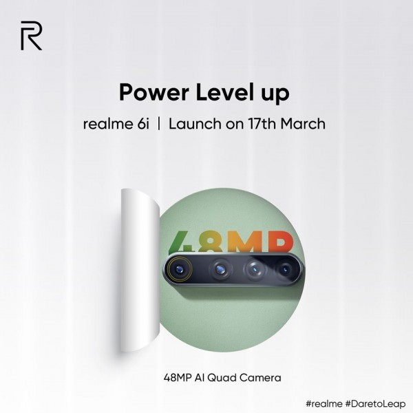 گوشی Realme 6i دارای دوربین چهارگانه است