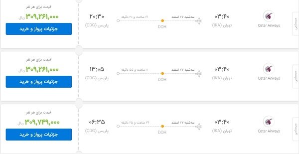 سوءاستفاده ایرلاین&zwnj;های خارجی ازیک محدودیت/ بلیت یک طرفه ۴۰میلیون!