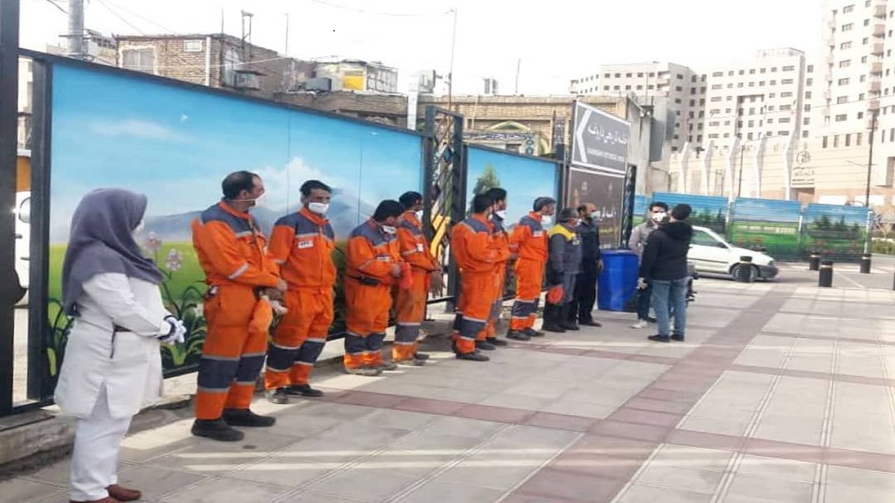 اقدامات شهرداری منطقه ثامن مشهد در مهار ویروس کرونا