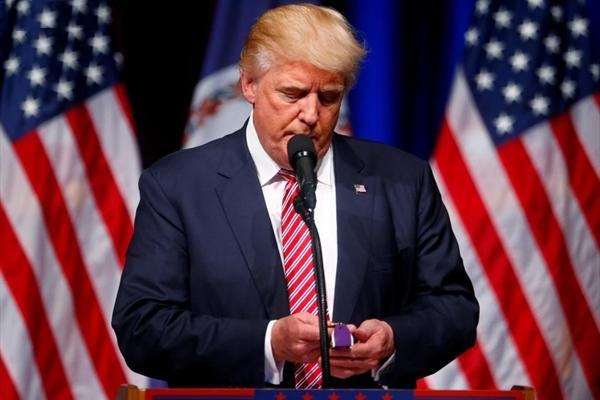 دونالد ترامپ، رئیس&zwnj;جمهور آمریکا 