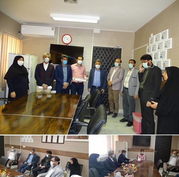 اهدای۱۳۰عینک محافظ به بیمارستان امام حسن مجتبی داراب