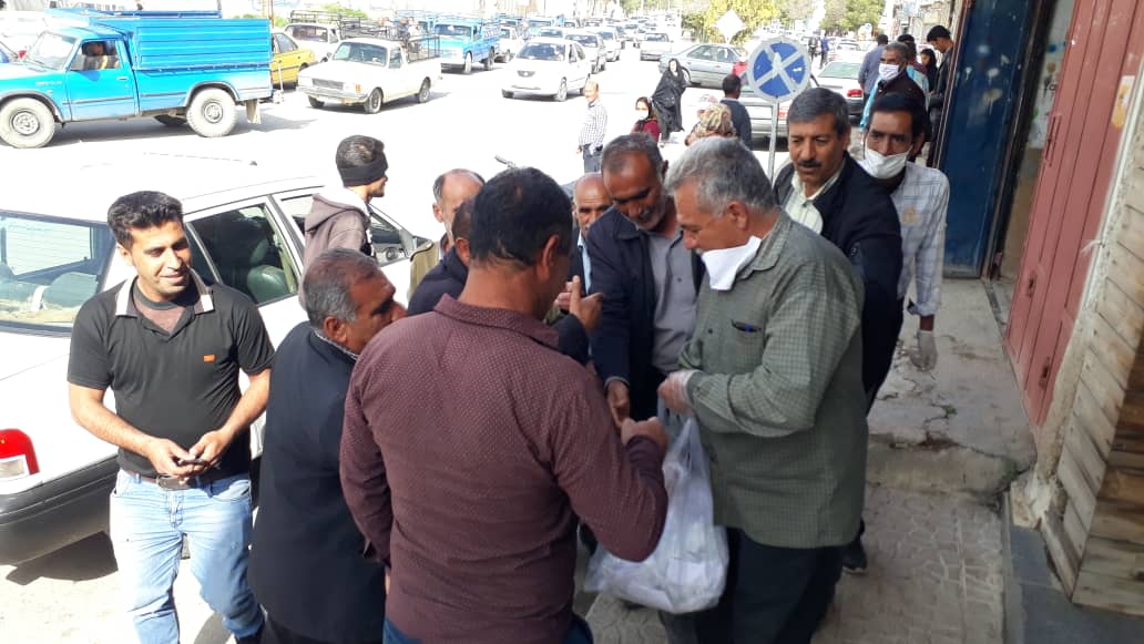 توزیع دو هزار ماسک رایگان در بیضا