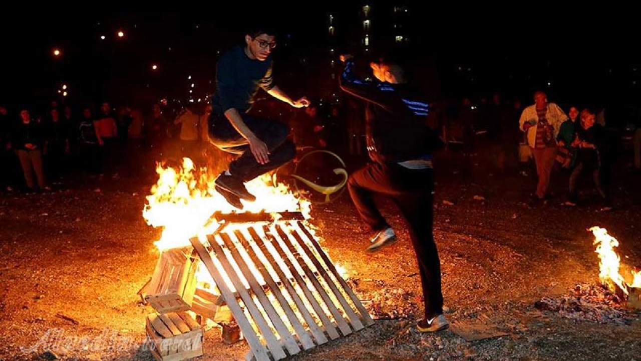 برگزاری مراسم چهارشنبه سوری در خانه