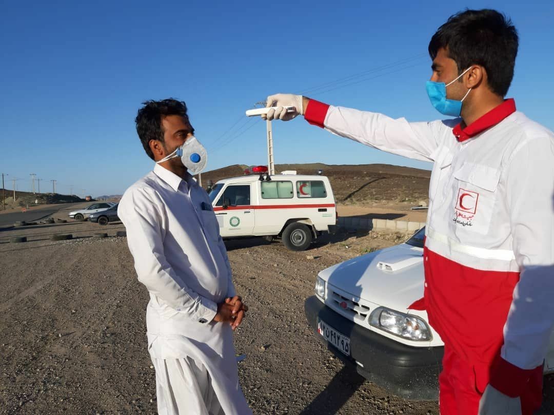 تب سنجی و غربالگری بیش از ۶۰ هزار نفر توسط هلال احمر سیستان و بلوچستان