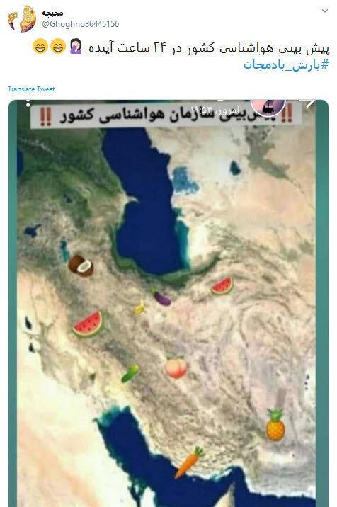 نگرانی یا شگفت&zwnj;زدگی؛ واکنش کاربران به بارش بادمجان از آسمان در روزهای کرونایی چه بود؟