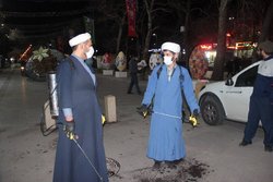 مقابله با کرونا این بار با همراهی کانون طلاب زنجان