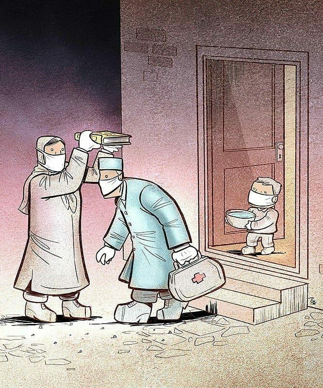 تصاویری از آثار جشنواره بین المللی &laquo;ما کرونا را شکست می&zwnj;دهیم&raquo;