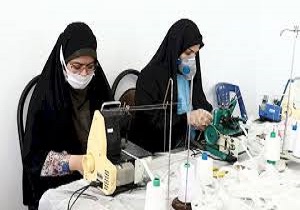 کار جهادی بانوان بسیجی در زارچ