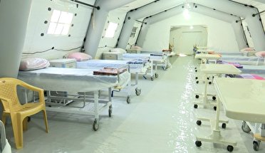 افتتاح بیمارستان صحرایی  ویژه مبتلایان به کرونا در بندرعباس