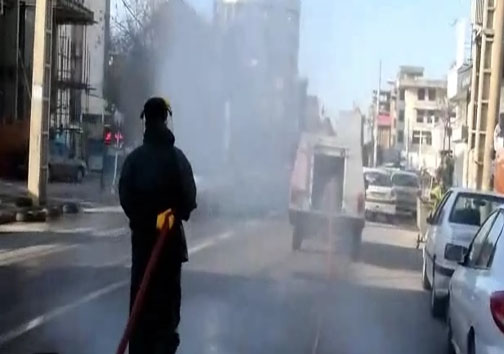 انجام ۲۳ مرحله عملیات ضدعفونی در ساری